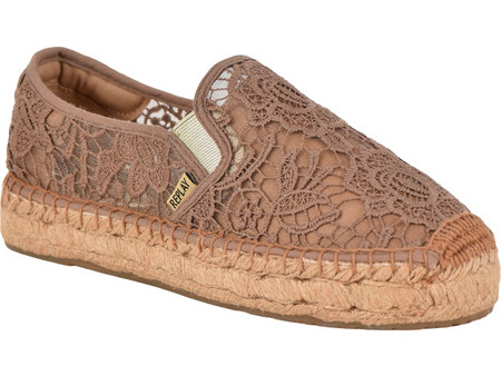 REPLAY NASH MACRAME ΕΣΠΑΝΤΡΙΓΙΕΣ ΓΥΝΑΙΚΕΙΕΣ GWF22 .000.C0084T-002 (002/BEIGE)