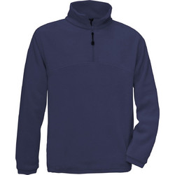 B & C Highlander Ανδρική Ζακέτα Fleece με Φερμουάρ Navy