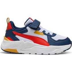 Puma Trinity Lite Παιδικά Sneakers Λευκά Μπλε 391480-17