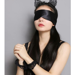 Satin Blindfold Black