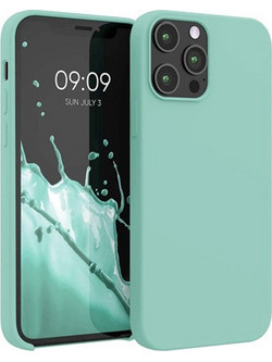 Θήκη Rubber Ενισχυμένης Σιλικόνης για iPhone 12 Pro Max Τιρκουάζ