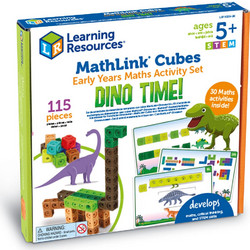Learning Resources MathLink Cubes Early Maths Activity Set Dino