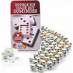 Group Operation Double Six Color Dot Ντόμινο Επιτραπέζιο Παιχνίδι για 8+ Ετών για 1-2 Παίκτες