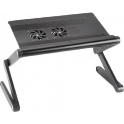 Smart Foldable T6 Τραπεζάκι για Laptop με 2 Ανεμιστήρες