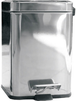 Χαρτοδοχείο Μπάνιου 5 Ltr Χρωμέ Interflex 183959