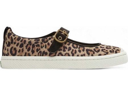 CARIUMA W OCA MARY JANE SUEDE SHOES - 133402P05W-P05 LEOPARD