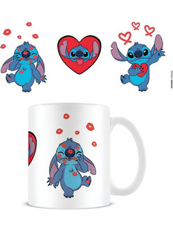 Disney Stitch - Lilo and Stitch Love Stitch Mug - White - Standard Mug Size
