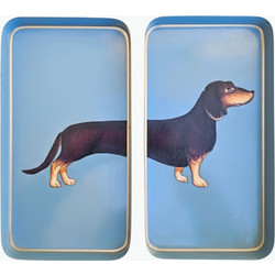 Σετ Δίσκων Les Ottomans Dachshund Tray (Set Of Two)