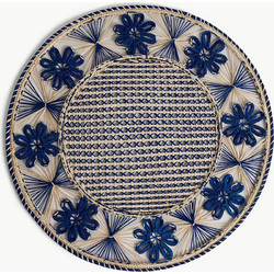 Coincasa σουπλά από ίνες φοίνικα 36 cm - 007491974 Μπλε Σκούρο