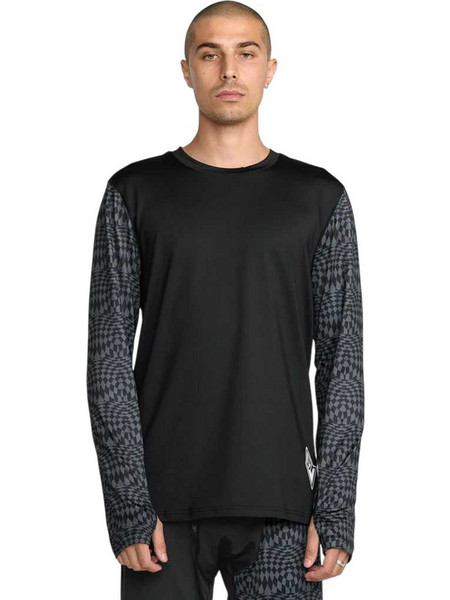 VOLCOM M M V-SCIENCE CREW T-SHIRT - G2152502-BCH BLACK