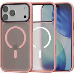 Θήκη iPhone 18 Pro Max / 17 Pro Max Spacecase Fusion Mag Ημιδιάφανη Σκληρή με MagSafe - Pink (5905719138158)