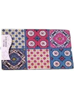 Πατάκι εισόδου - 38x58cm - 915541 - Pink/Blue
