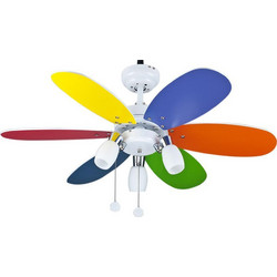 Sunlight 20-0076-51-188 Ανεμιστήρας Οροφής 76cm 50W με Φως Πολύχρωμος