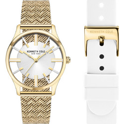Kenneth Cole Γυναικείο Ρολόι με Χρυσό Μεταλλικό Μπρασελέ KCWLG2124003
