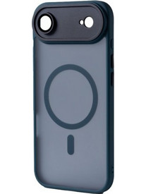 Hybrid Θήκη Σιλικόνης Με Magsafe & Metal Camera Lens Protection iPhone 17 Air Μπλε