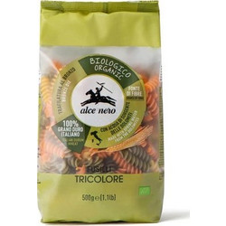 Βιολογικές Βίδες (fusilli) τρίχρωμες - ALCE NERO - 500gr