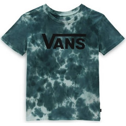 Vans Cloud Wash Logo T-Shirt Γυναικείο - Μπλε