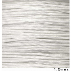 Κορδόνι Jade Γυαλιστερό 10 μετρα 1.5mm 227100345 ασπρο 10 μετρα
