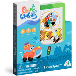 Dodo Toys Βιβλίο Ζωγραφικής με Νερό Μέσα Μεταφοράς - Paint with Water Transport (DO300309)