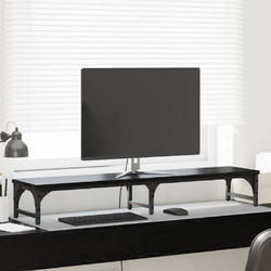 Βάση Μόνιτορ Μαύρη Δρυς 105 x 23 x 15,5 cm Επεξεργασμένο Ξύλο 882189