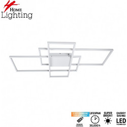 Home Lighting SE LED 4 TESSERA WHITE 58*32*10cm 3CCT WITH MEMORY IP20 28W 2 YEARS WARRANTY 77-50990