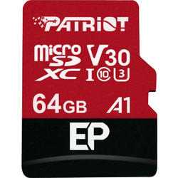 Patriot EP Series microSDXC 64GB Class 10 U3 V30 UHS-I A1