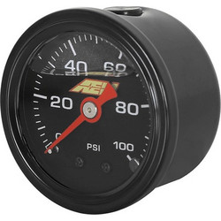 AEM 0-100 PSI Liquid-Filled Pressure Gauge (1/8th NPT)