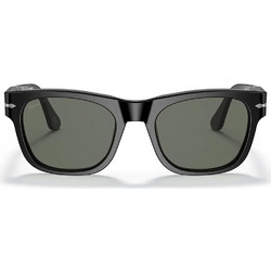 Persol PO3269S 95/58 Γυναικεία Γυαλιά Ηλίου Τετράγωνα Κοκάλινα Μαύρα με Πράσινο Polarized Φακό