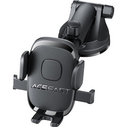Βάση Στήριξης Αυτοκινήτου Acefast D57 Mount Holder για Συσκευές 4.5" - 6.9" με One-key Lock 360 και Δυνατότητα Επέκτασης Βραχίονα Μαύρη