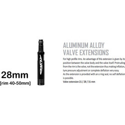 ΠΡΟΕΚΤΑΣΗ ΒΑΛΒΙΔΑΣ TUFO 28mm black