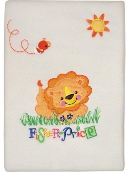 Baby Oliver Des 203 Κουβέρτα Κούνιας Fleece 110x160 Λευκή
