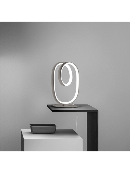 ΦΩΤΙΣΤΙΚΟ ΕΠΙΤΡΑΠΕΖΙΟ DIVA LED 17W 3000K 21x33cm Ν. DIVA L T