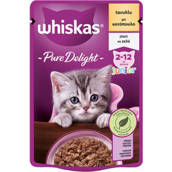 Whiskas Pure Delight Junior with Chicken in Jelly 85gr
