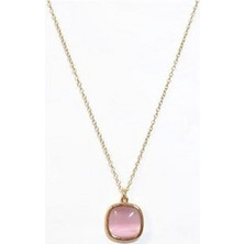 Farma Bijoux Κολιέ με Ροζ Χαλαζία 40/45cm BE1GQ14