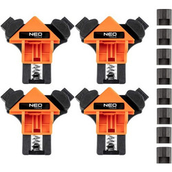 NEO TOOLS Σφιγκτήρας Γωνιών σετ 4τ (45-492)