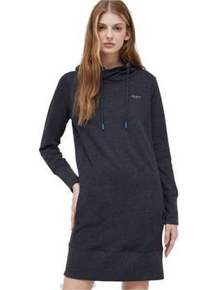 Pepe Jeans Gisela Mini Καθημερινό Φόρεμα Ανθρακί PL953126-999