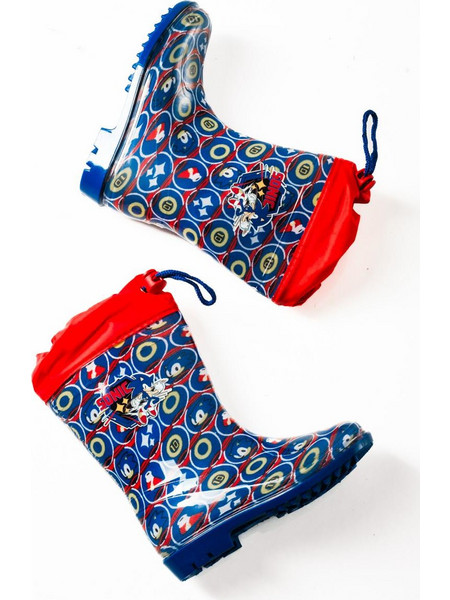IQ Shoes πολύχρωμες γαλότσες για αγόρι με τον SONIC