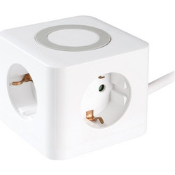 VIVANCO CUBE POWER STRIP WITH 3X SCHUKO SOCKETS + 2X USB + 1X TYPE C 1.4m