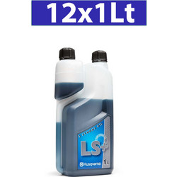 Λάδι Μίξης Για Δίχρονους Κινητήρες LS+ 1lt Με Δοσομετρητή - Κιβώτιο 12 Τεμ. Husqvarna