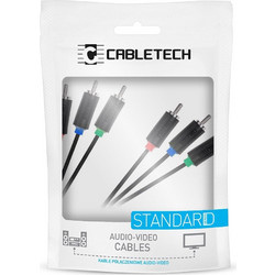 Cabletech DM-3955-1.8 Καλώδιο 3xRCA - 3xRCA 1.8m