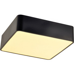 Φωτιστικό Οροφής Aca HM28LEDC48BKCCT SOLON Μαύρο Ματ (Black Mat) 3000-4000-6000K