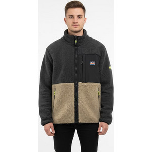 Be Board Ανδρική Ζακέτα Fleece Ανθρακί Be Board Ανδρική Ζακέτα Fleece Ανθρακί