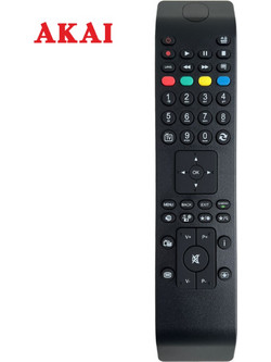 AKAI RC4800 - γνήσιο αυθεντικό τηλεχειριστήριο Μαύρο
