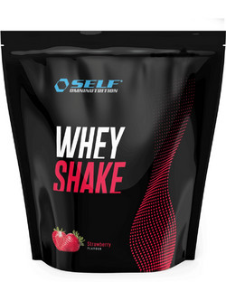 Self Omninutrition Whey Shake Strawberry Πρωτεΐνη Ορού Γάλακτος Γράμμωσης 1kg