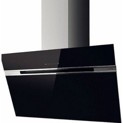 Elica Stripe Lux BL/A/90/LX Απορροφητήρας Καμινάδα - Τζάκι 90cm Μαύρος