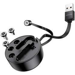 Καλώδιο Μαγνητικό 3 σε 1 Lightning / Micro-USB / USB-C BU26
