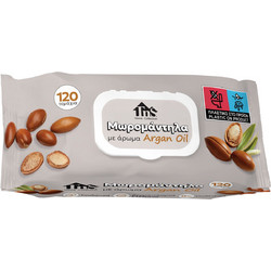 Μωρομάντηλα Αρωματικά Argan Oil 120/τεμ Με Καπάκι Ασφαλείας Tns