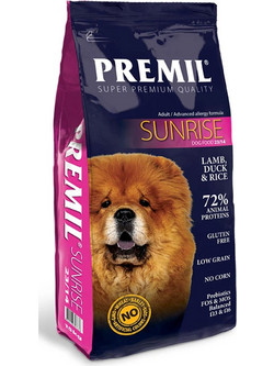 Premil Sunrise Adult Grain Free with Lamb, Duck & Rice 15kg