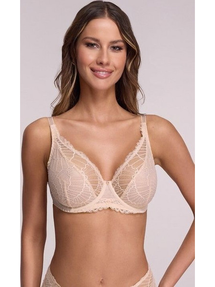Ava Lingerie Σουτιέν με Ελαφριά Ενίσχυση Μπεζ 2200