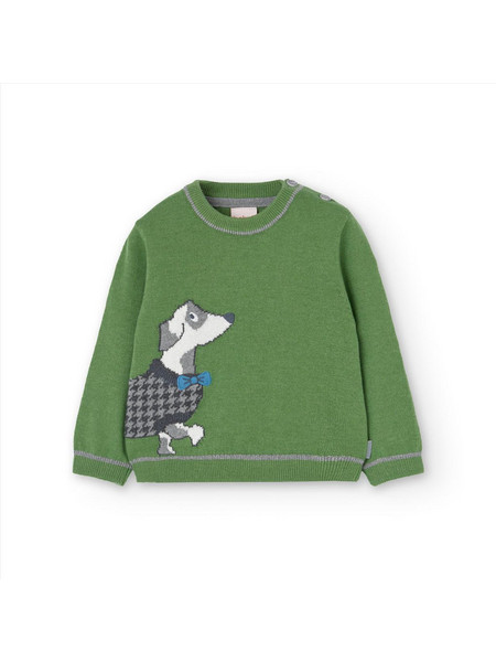 Πουλόβερ 719221 Boboli - Green